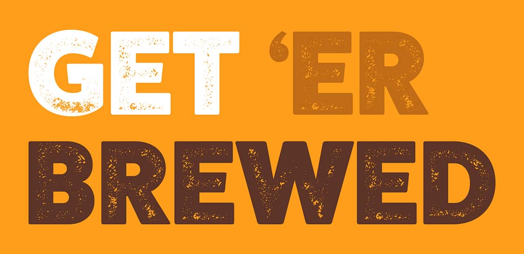 GerErBrewed Logo - Anglian Craft Brewers Presents Sponsor