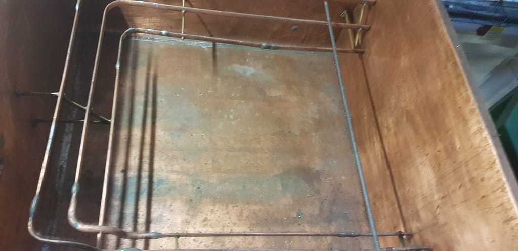 An original Fuller's Square, an old style of open fermenter