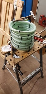 Homemade Counterflow Wort Chiller