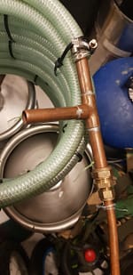 15mm CFC Water Interface T-Piece