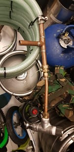 15mm CFC Wort Interface T-Piece