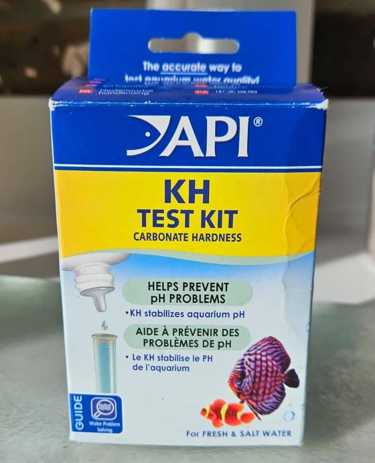 Aquarium water KH alkalinity testing kit